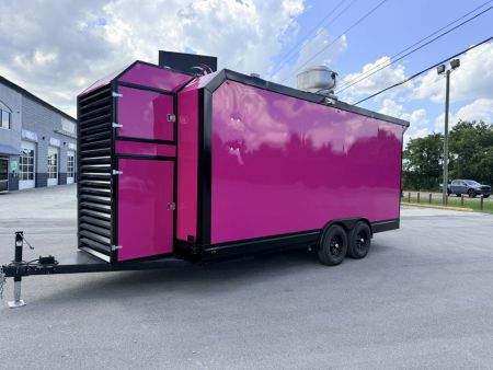 New 2026 Other 8.5X18 TA CONCESSION TRAILER FULLY EQUIPPED (FIRE SUPRESSION) BLACKOUT Concession
