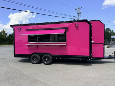 New 2026 Other 8.5X18 TA CONCESSION TRAILER FULLY EQUIPPED (FIRE SUPRESSION) BLACKOUT Concession