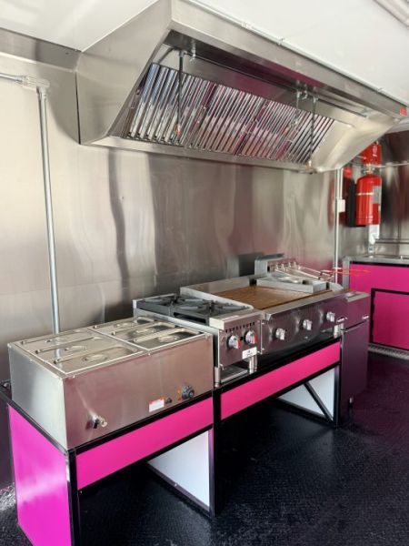 New 2026 Other 8.5X18 TA CONCESSION TRAILER FULLY EQUIPPED (FIRE SUPRESSION) BLACKOUT Concession