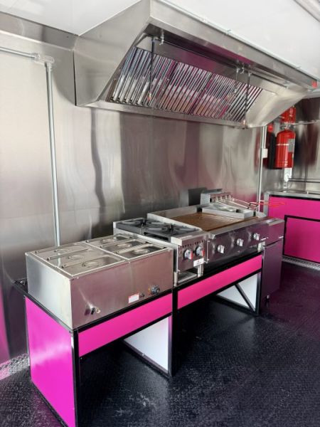 New 2026 Other 8.5X18 TA CONCESSION TRAILER FULLY EQUIPPED (FIRE SUPRESSION) BLACKOUT Concession