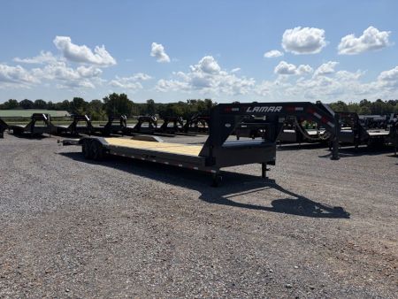 New 2027 Lamar 102" x 32' 14K GVWR Gooseneck Trailer