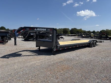 New 2027 Lamar 102" x 32' 14K GVWR Gooseneck Trailer