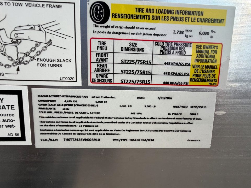 New 2027 8.5X24 iNTECH Racing Trailer