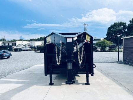 New 2027 Nexhaul 7X14 Gooseneck Dump Trailer 15K w/4ft Walls