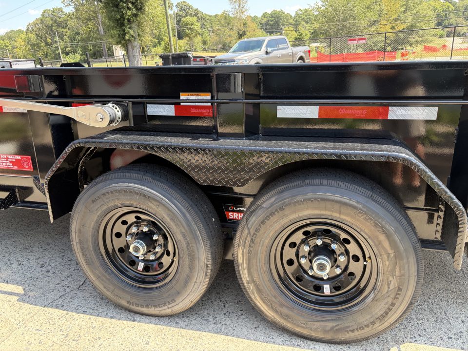 New 2027 Diamond C 82x14' Dump, 2' Sides, 3-Way Gate, Ramps LPT207