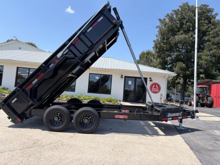 New 2027 Diamond C 82x14' Dump, 2' Sides, 3-Way Gate, Ramps LPT207