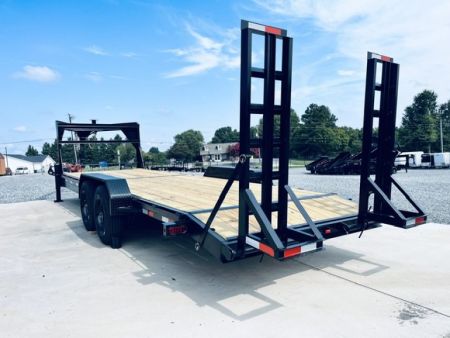 New 2026 Nolan 7X24 17K Gooseneck Low Deck Equipment Trailer