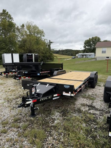 New 2026 Rice Trailers 83 X22 14K Tilt Trailer