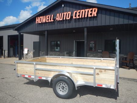 New 2027 Jaxon Fab Werks 7 X 12 WOOD SIDE Utility Trailer