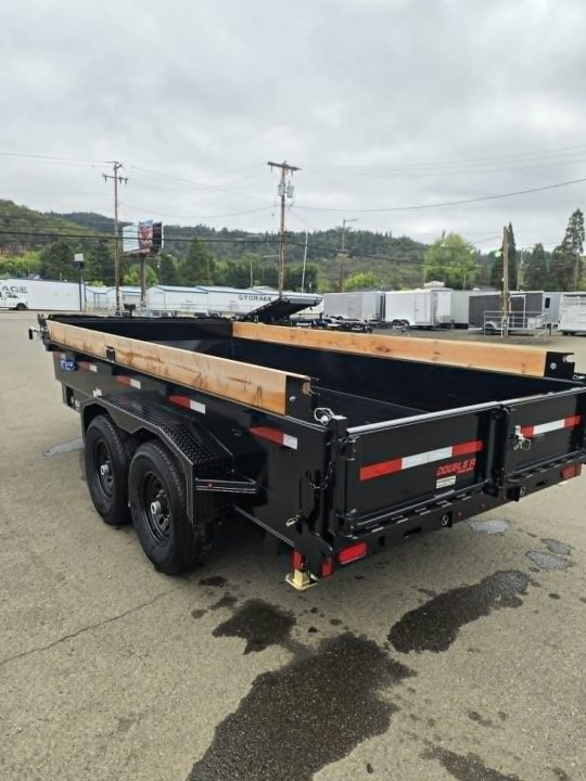 New SPREADER DUMP TRAILER 2027 DOUBLE A ELP147-14 7X14 TANDEM AXLE 15400 GVWR