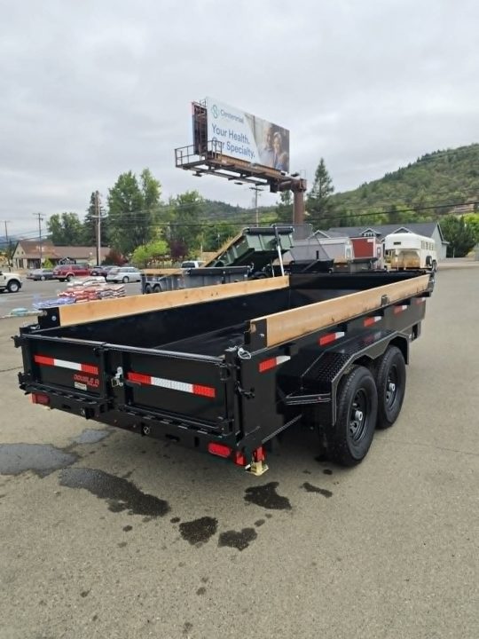 New SPREADER DUMP TRAILER 2027 DOUBLE A ELP147-14 7X14 TANDEM AXLE 15400 GVWR