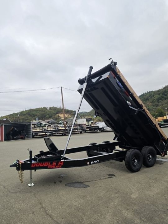 New SPREADER DUMP TRAILER 2027 DOUBLE A ELP147-14 7X14 TANDEM AXLE 15400 GVWR
