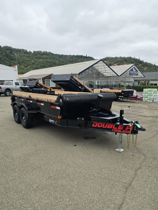 New SPREADER DUMP TRAILER 2027 DOUBLE A ELP147-14 7X14 TANDEM AXLE 15400 GVWR