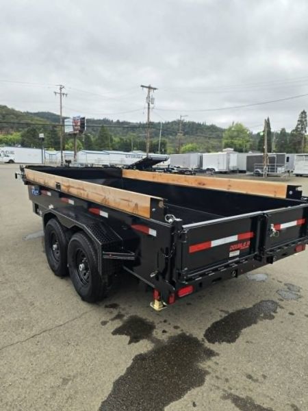 New SPREADER DUMP TRAILER 2027 DOUBLE A ELP147-14 7X14 TANDEM AXLE 15400 GVWR