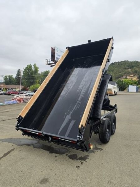 New SPREADER DUMP TRAILER 2027 DOUBLE A ELP147-14 7X14 TANDEM AXLE 15400 GVWR