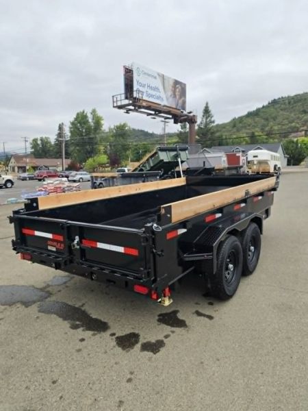 New SPREADER DUMP TRAILER 2027 DOUBLE A ELP147-14 7X14 TANDEM AXLE 15400 GVWR