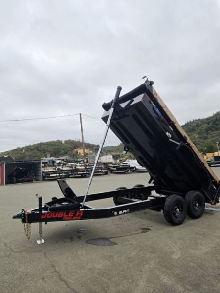 New SPREADER DUMP TRAILER 2027 DOUBLE A ELP147-14 7X14 TANDEM AXLE 15400 GVWR