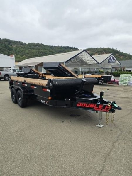 New SPREADER DUMP TRAILER 2027 DOUBLE A ELP147-14 7X14 TANDEM AXLE 15400 GVWR