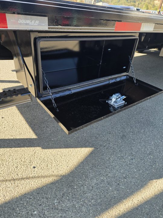 New 2027 Double A GHB208-30HBT GOOSENECK Equipment Trailer 30' W/HYDRAULIC DOVETAIL