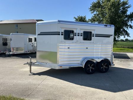 New 2027 4-Star Trailers 2 Horse Slant BP Horse Trailer