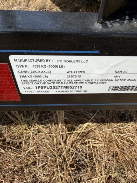 New 2026 P&C Trailers 83X Utility Trailer