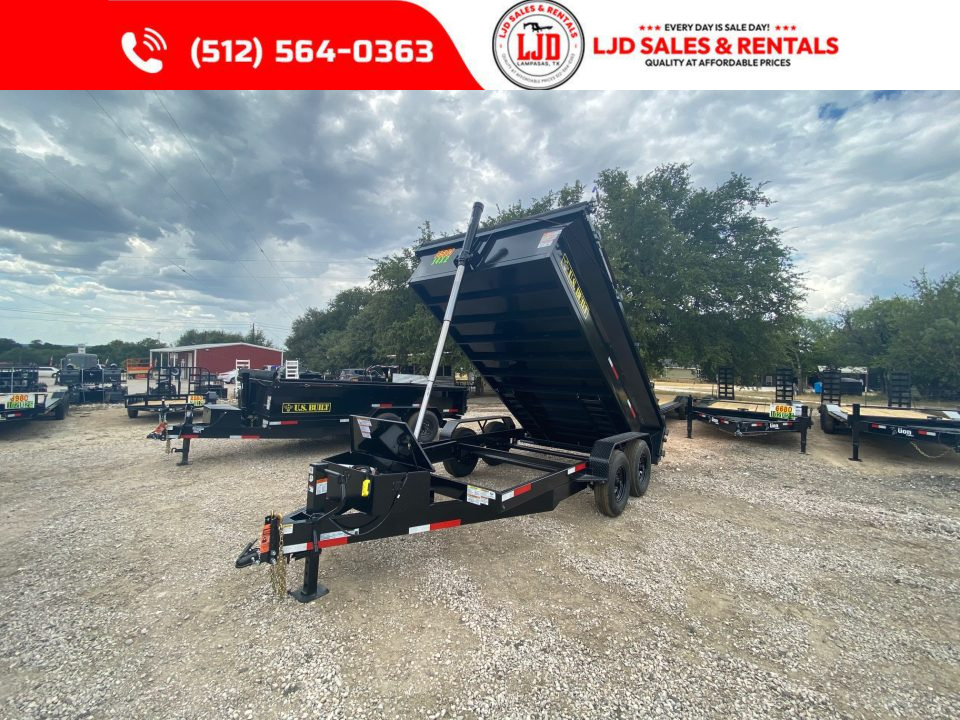 New 2026 Texas Pride - 7' X 14' 2' - Ramps - 14K Dump Trailer