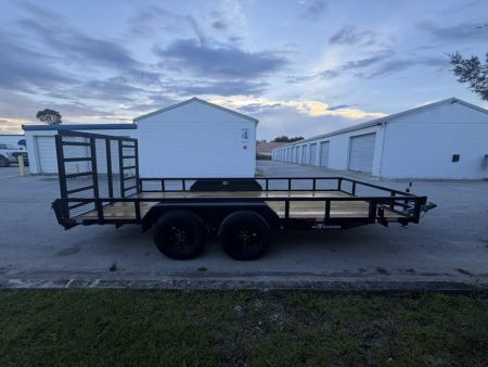New 2027 H&H Trailers 7k 7x16 Utility Trailer