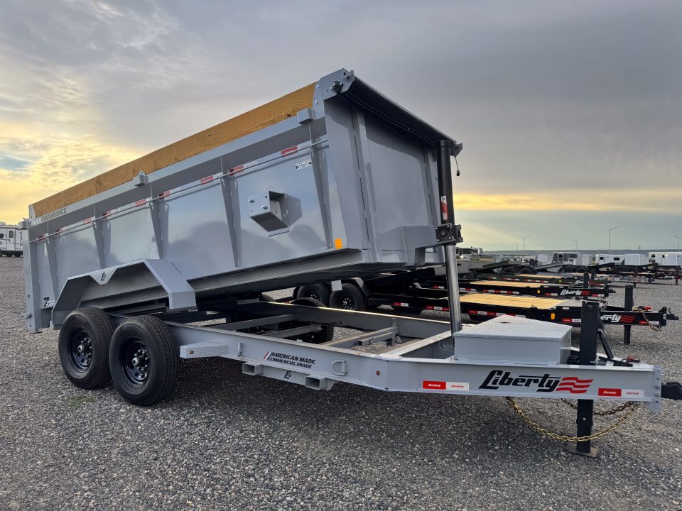 New 2027 Liberty 83x14 Dump Trailer 15400 GVW