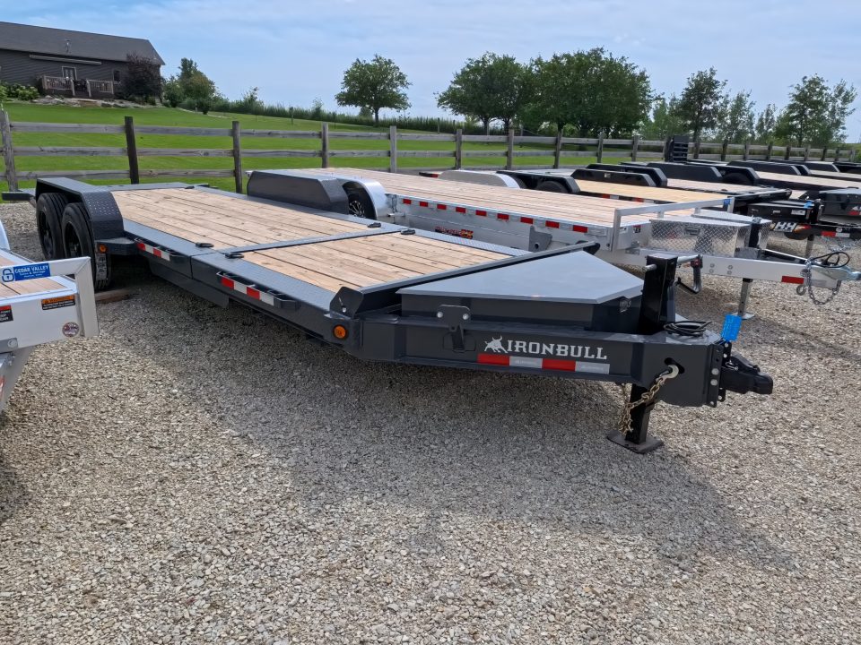 New 2027 Iron Bull 81 x 22 (16+6) TWB Tilt Trailer