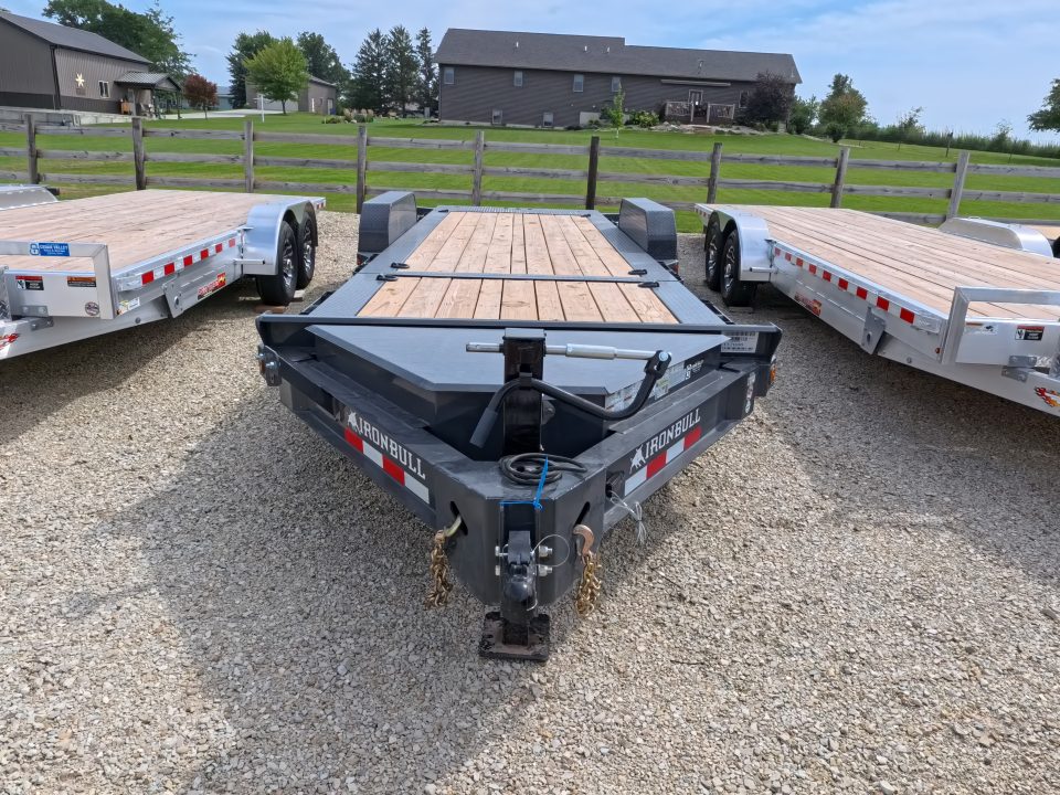 New 2027 Iron Bull 81 x 22 (16+6) TWB Tilt Trailer