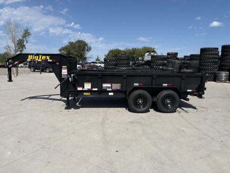 Used 2022 Big Tex Trailers 14' Gooseneck Dump Dump Trailer