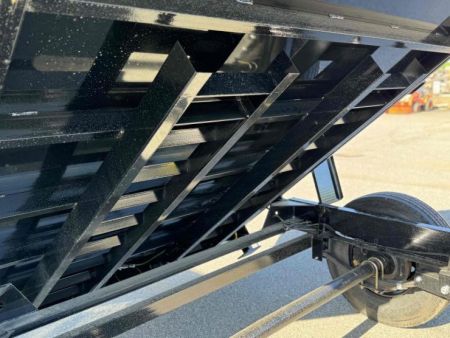 New 2025 BWise 7x16 Dump Trailer 16k 8" CHANNEL MAIN FRAME w/ Tarp and Ramps