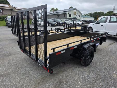 New 2025 Sure-trac Trailers 6X12 STEEL HIGH SIDE 3K STUSH7212-BP-030
