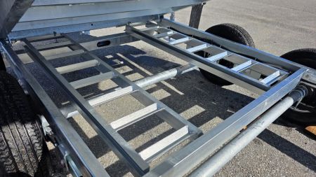 New 2026 K-Trail 6X12 SS 10K Galvanized Dump Trailer w/ Ramps, Tarp Kit and Spare Tire