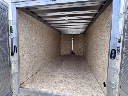 New 2026 Stealth Trailers 7X16 STEALTH ALUMINIUM ULTIMATE CONTRACTOR 7K w/BARN DOORS & RAMPS