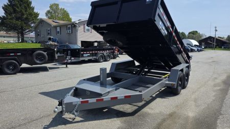 New 2027 BWise 7X14 DLP14-15 HD 15K DUMP w/ HYDRO JACK, TARP KIT & SPARE TIRE