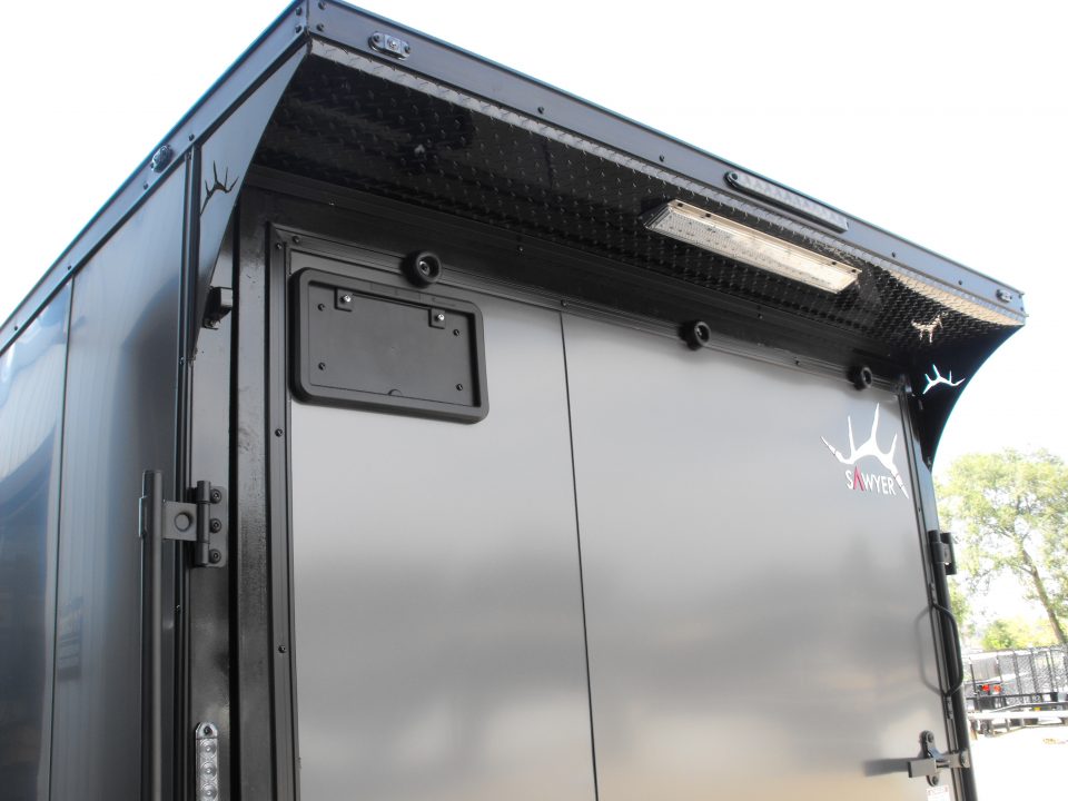 New Enclosed Trailer 7 x 14 Ramp 7' Interior 7K Charcoal 080 Polycore