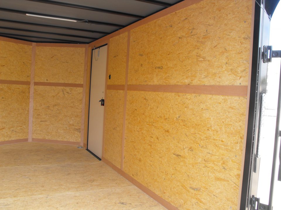 New Enclosed Trailer 7 x 14 Ramp 7' Interior 7K Charcoal 080 Polycore