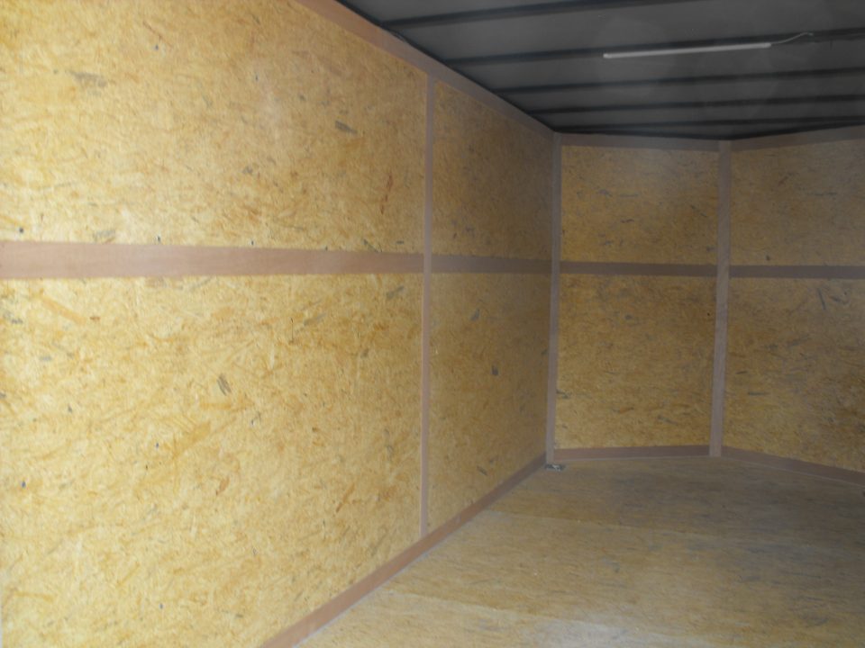New Enclosed Trailer 7 x 14 Ramp 7' Interior 7K Charcoal 080 Polycore
