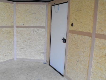 New Enclosed Trailer 7 x 14 Ramp 7' Interior 7K Charcoal 080 Polycore