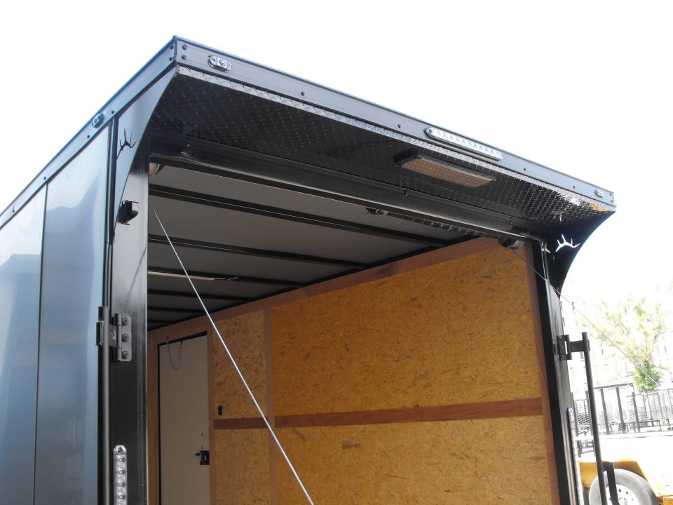 New Enclosed Trailer 7 x 14 Ramp 7' Interior 7K Silver 080 Polycore