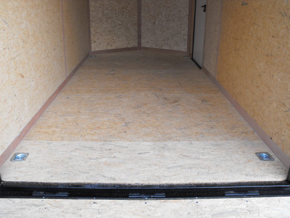 New Enclosed Trailer 7 x 14 Ramp 7' Interior 7K Silver 080 Polycore