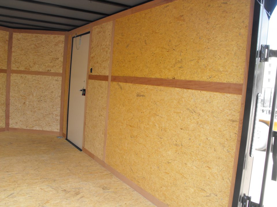 New Enclosed Trailer 7 x 14 Ramp 7' Interior 7K Silver 080 Polycore