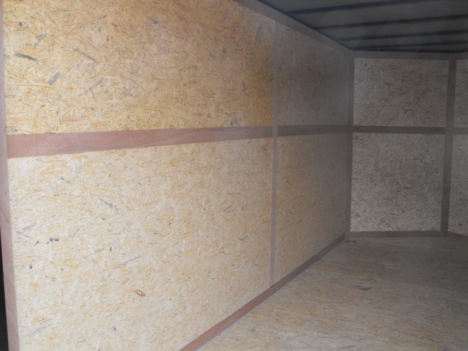 New Enclosed Trailer 7 x 14 Ramp 7' Interior 7K Silver 080 Polycore