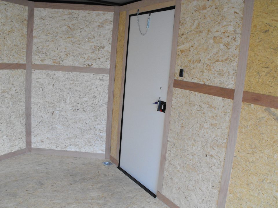 New Enclosed Trailer 7 x 14 Ramp 7' Interior 7K Silver 080 Polycore
