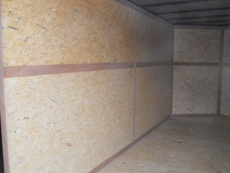 New Enclosed Trailer 7 x 14 Ramp 7' Interior 7K Silver 080 Polycore