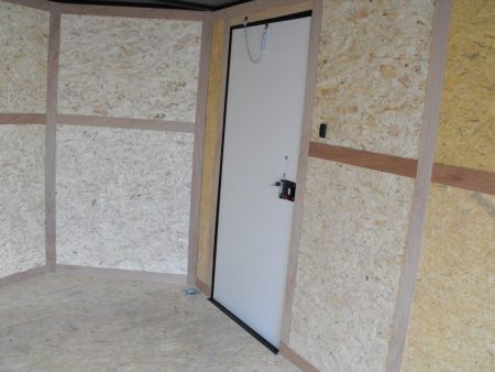 New Enclosed Trailer 7 x 14 Ramp 7' Interior 7K Silver 080 Polycore
