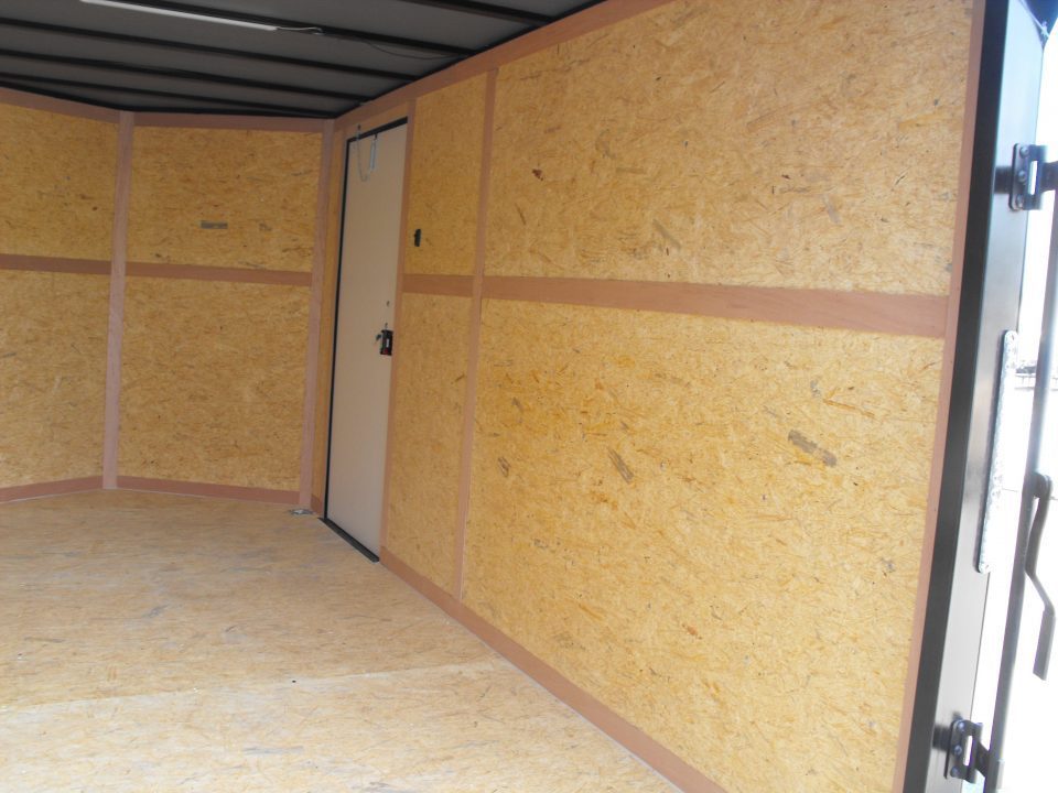 New Enclosed Trailer 7 x 14 Ramp 7' Interior 7K Charcoal 080 Polycore