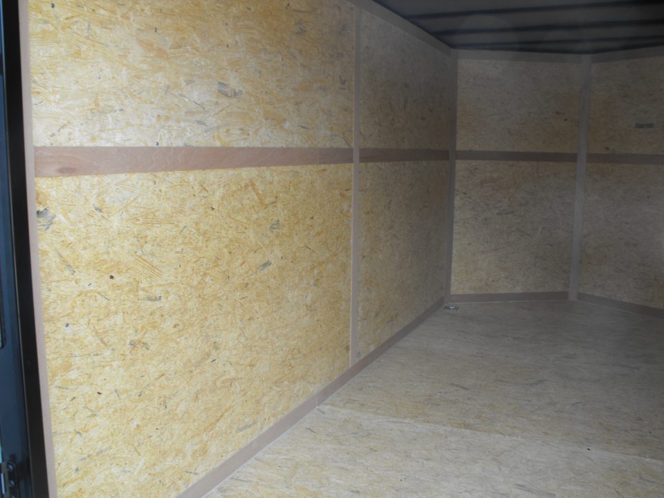 New Enclosed Trailer 7 x 14 Ramp 7' Interior 7K Charcoal 080 Polycore