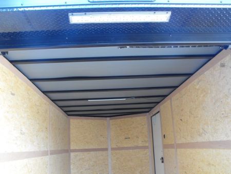 New Enclosed Trailer 7 x 14 Ramp 7' Interior 7K Charcoal 080 Polycore